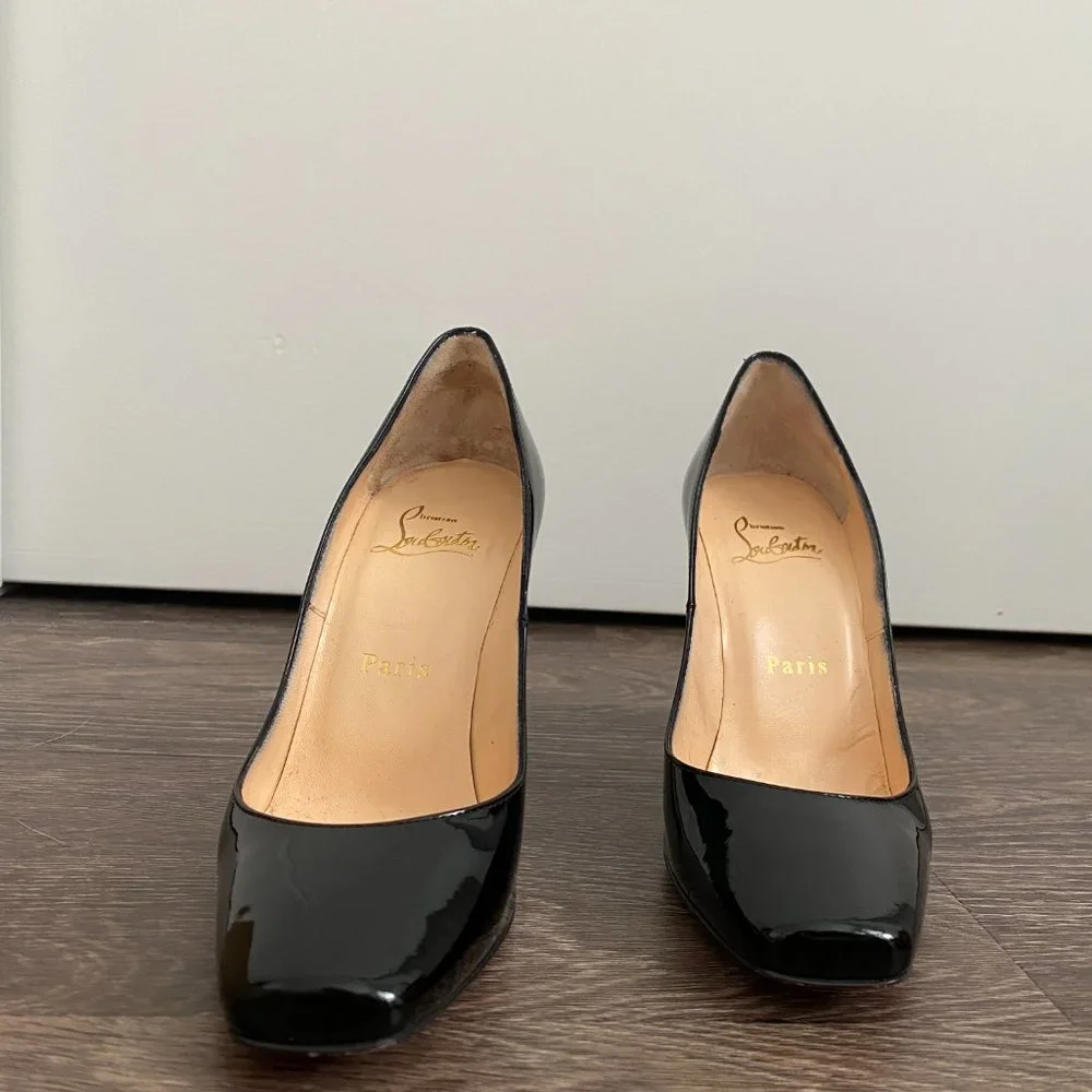 Christian Louboutin Black 100 Particule Pumps/Heels - Picture 5 of 11